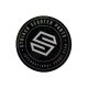 Striker Circle Sticker - White Black