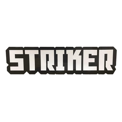 Striker Big Line Matrica - Fehér Fekete