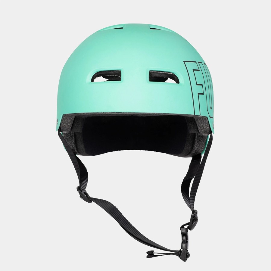 mint green motorcycle helmet