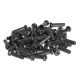 Salt Brass Spoke Nipples (40pcs) - Black