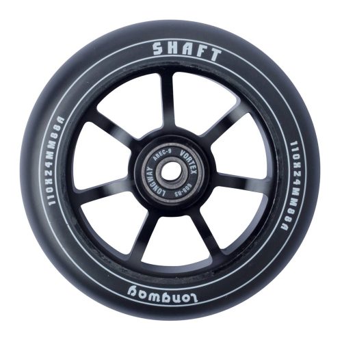 Longway Shaft 110 mm Wheel - Black