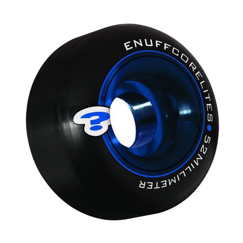 Enuff Corelites 52mm Skateboard Wheels - Black Blue