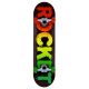 Rocket Rasta Fade 8" Skateboard - Rasta