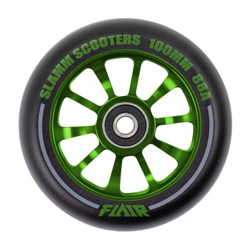 Slamm Flair 2.0 100mm Wheel - Green