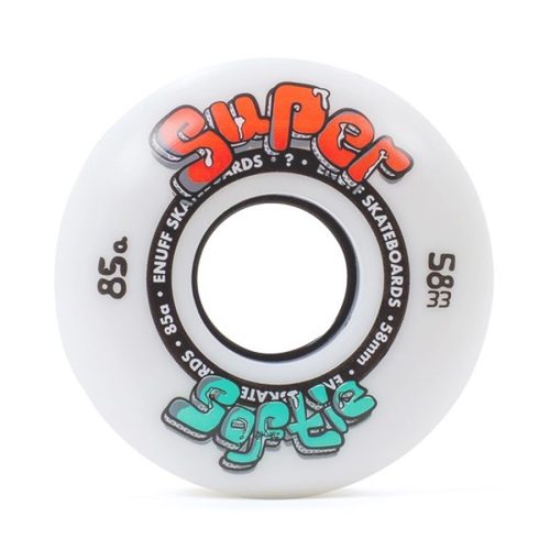 Enuff Super Softie 58 mm Gördeszka Kerekek - Fehér