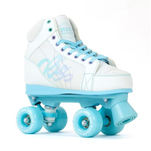 Rio Roller Lumina Quad Skate - White Blue