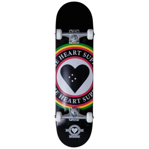 Heart Supply Insignia Check 8" Skateboard - Rasta