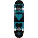 Heart Supply Quadron Logo 8" Skateboard - Turquoise