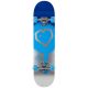 Blueprint Spray Heart 7.5" Skateboard - Blue / Silver