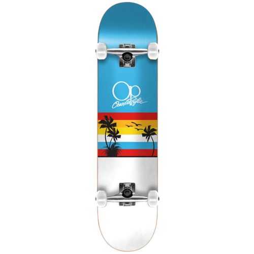 Ocean Pacific Sunset 7.75" Skateboard - Blue