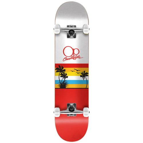 Ocean Pacific Sunset 8" Skateboard - Red