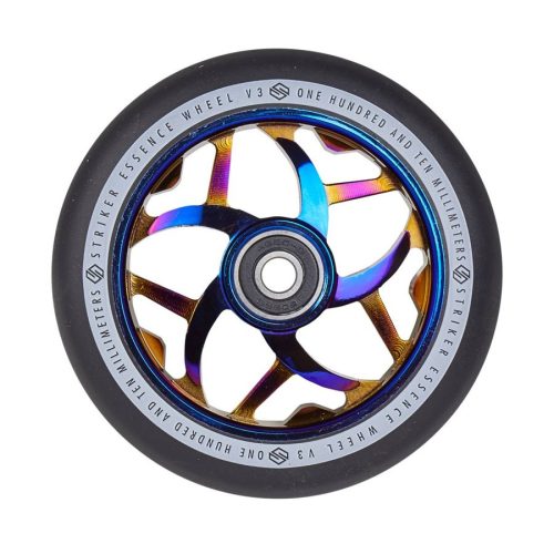 Striker Essence V3 Black 110mm Wheel - Blue Chrome