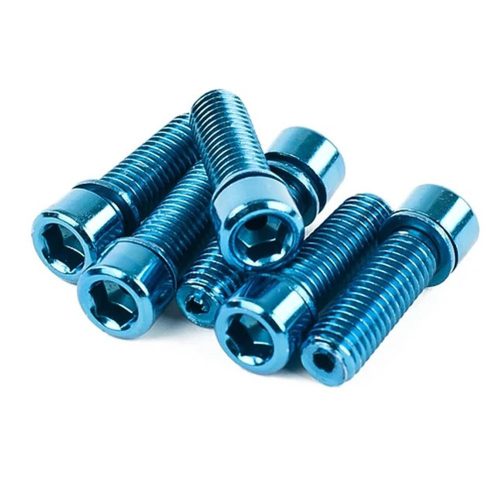 Mission Hollow Stem Bolt 26mm - Blue