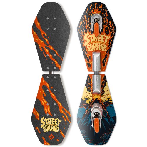 Street Surfing Casterboard Wave Rider - Volcano