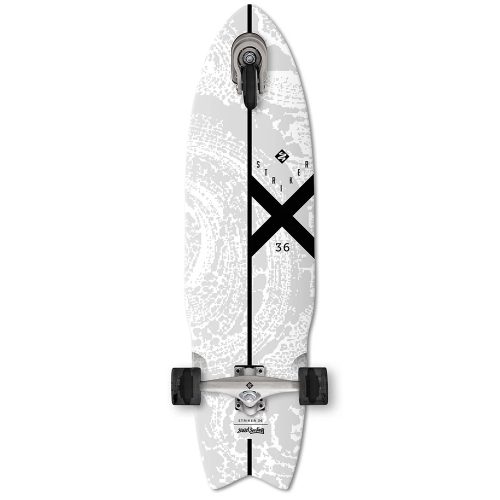 Street Surfing Snaker 36" - White Striker