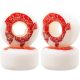 Blood Orange Street Raw Rounded 99A Cruiser 58mm Skateboard Wheel - Red