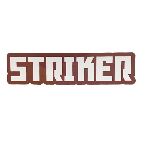 Striker Line Sticker - White Bordeaux