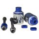 Crisp Chrome Sleeve Peg Set - Blue