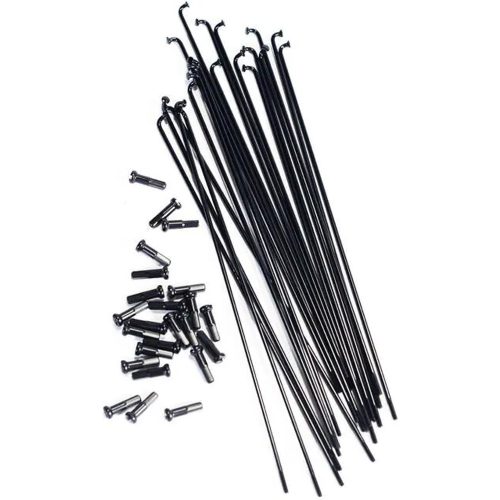 Colony Plain Gauge Spoke Set 182mm (20pcs) - Black