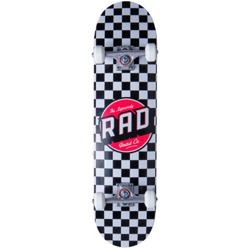 RAD Dude Crew Checkers 7.75" Gördeszka - Fekete Fehér