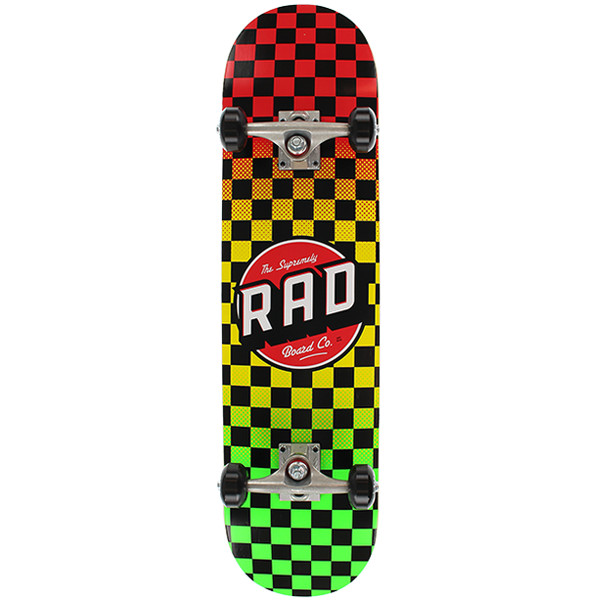 RAD Dude Crew Checkers 8" Skateboard - Pic