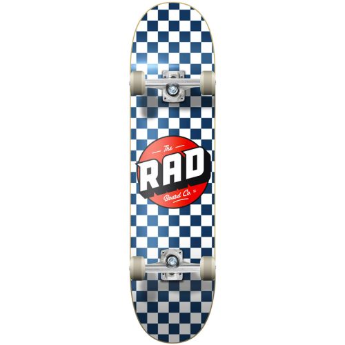 RAD Checkers Skateboard - Navy - Picar.h