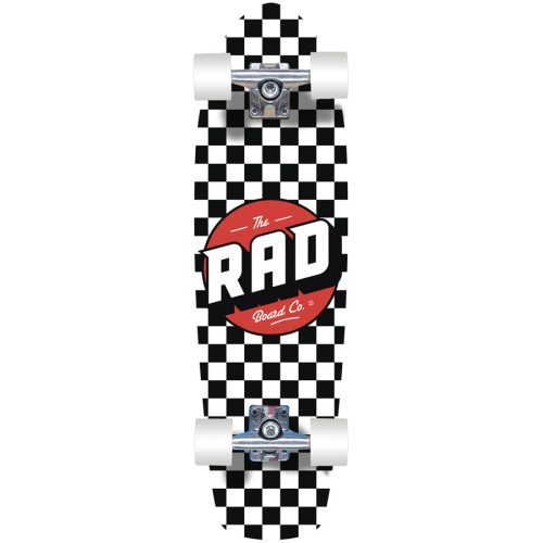 RAD Checkers Retro Roller 28" Cruiser - Fekete Fehér