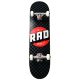 RAD Checkers Progressive 7.75" Skateboard - Black Gray