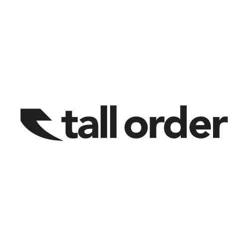 Tall Order Sticker - Black