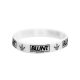 Blunt Silicone Wristband - White